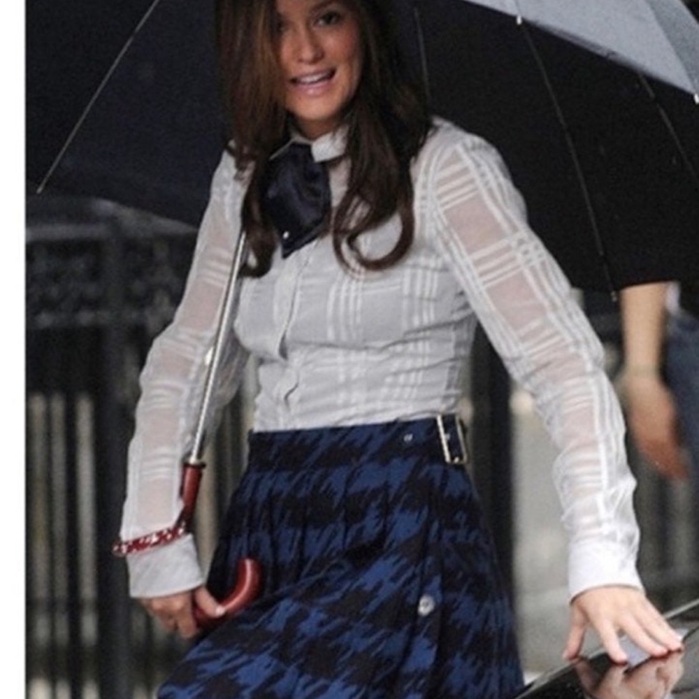 Rare Marc by Marc Jacobs Scribble skirt blue